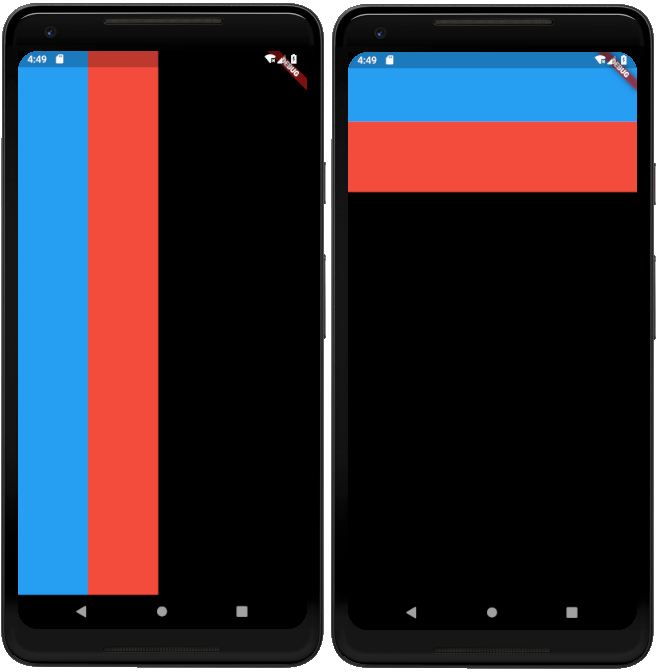 CrossAxisAlignmentのStretch