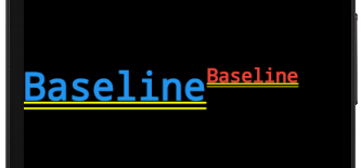 CrossAxisAlignmentのBaseline適応前