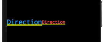 Rowの時のTextDirection.ltr