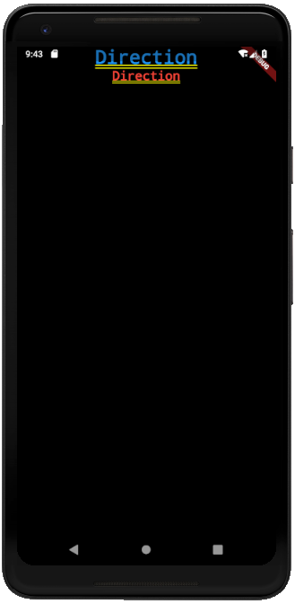 Columnの時のVerticalDirection.down